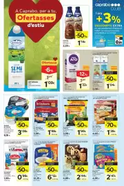 Catálogo Caprabo Página 11: Dr oetker - pizza de 4 formatges casa di mama €4,65, Findus - ensalada russa €3,99