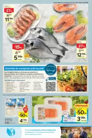 Catálogo Caprabo Página 9: Rodanxes de salmo €12,99, Gambot, 20-30 peces €11,99
