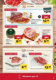 Folleto Autoservicios Familia Página 3: Jamones gonzález - medio centro de jamón pulido reserva €12,95