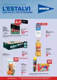 Catálogo Hipercor Página 2: Pascual - llet semidesnatada €1,19, Carbonell - oli d'oliva €11,49