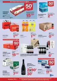 Catálogo Hipercor Página 5: Estrella damm - cervesa €20,64, Amstel - cervesa €20,49