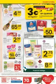 Folleto Eroski Página 11: Camporredondo - queso edam €4,50, Hipólito - queso d.o.p. arzúa-ulloa €8,25