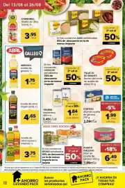 Folleto Autoservicios Familia Página 12: Ybarra - mayonesa €2,45, Puerto gallego - atun en aceite de girasol €6,49