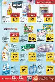 Folleto Autoservicios Familia Página 15: Disiclin - limpiadores €1,49, Zorka - quitagrasas recambio €2,45