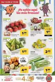 Folleto Autoservicios Familia Página 2: Pera limonera €1,69, Patata blanca €4,95
