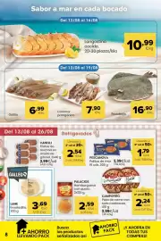 Folleto Autoservicios Familia Página 8: Langostino cocido €10,99, Palacios - hamburguesa con queso €2,59