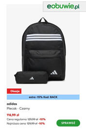 Eobuwie gazetka tydzień 33 Strona 10: Plecak Adidas czarny €116,99