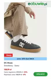 Eobuwie gazetka tydzień 33 Strona 5: Sneakersy DC Shoes Szary €138,99