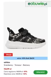 Eobuwie gazetka tydzień 33 Strona 6: Sneakersy Adidas Tensaur Beżowy €152,99