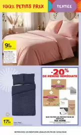 Catalogue Carrefour Market page 14: Tex - parure etoile €17,99, Parure méricain €9,99