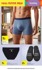 Catalogue Carrefour Market page 18: Baeurs homme €1,99, Slip femme €1,99