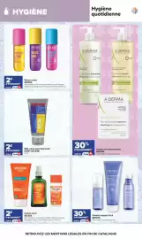 Catalogue Carrefour maPara parapharmacie page 8: A-DERMA Hydrating shower cream €3,00, WELEDA Gamme sport €2,00
