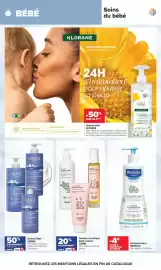 Catalogue Carrefour maPara parapharmacie page 9: Mustela Gel lavant doux €4,00, Klorane Eau nettoyante haute tolérance €5,00