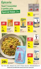 Catalogue Carrefour | Les Petits Prix Halal page 12: Signal - épices moulues €1,19, U - semoule de blé €1,66