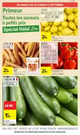 Catalogue Carrefour | Les Petits Prix Halal page 4: Simpl - carotte €2,38, Poivron rouge ou vert €2,99