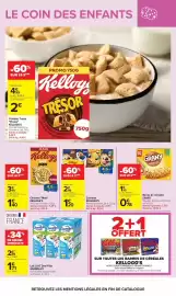 Catalogue Carrefour page 13: Kellogg's - céréales €2,99, Miel pops - céréales maxi €3,49
