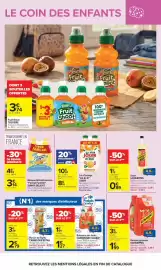 Catalogue Carrefour page 16: Carrefour - pur jus de fruits extra €3,49, Joker - jus d'orange lot de 4 €10,20