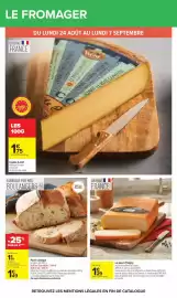 Catalogue Carrefour page 31: VAGNE Comté €1,75, Le pavé d'Isigny €1,29