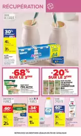 Catalogue Carrefour page 42: Nestlé I Love Kéfir €2,73, CANDIA+ Lait U.H.T €1,25