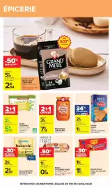 Catalogue Carrefour page 46: Lune de Miel Miel de Fleurs €7,18, Roger Biscotte €1,84