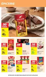 Catalogue Carrefour page 47: CÔTE D'OR Mignonnette €1,71, KORO Crunchy Choco Fruits €2,30
