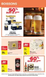 Catalogue Carrefour page 51: Tripel Karmeliet €7,99, LEFFE Bière d'Abbaye €9,99