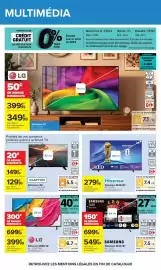 Catalogue Carrefour page 76: Hisense Téléviseur QLED 4K €279,99, SAMSUNG Téléviseur QLED 4K* €549,99