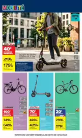 Catalogue Carrefour page 94: Urban Glide Trottinette électrique €429,99, TOPLIFE VTT Suspensions 27,5" €279,99