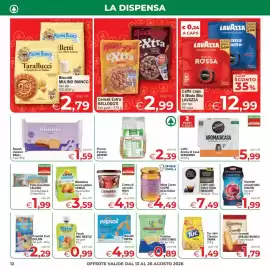 Volantino Despar Pagina 12: Cereali Extra Kellogg's €2,99, Buondi classico BAULI €1,59