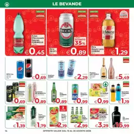 Volantino Despar Pagina 14: Birra Metodo Lento Ichnusa €1,29, Succo e polpa Triangolini VALFRUTTA Pera - Pesca €3,29