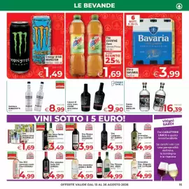 Volantino Despar Pagina 15: Birra Bavaria €3,99, Liquore di mirto rosso Cuore dell'Isola €9,90