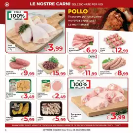 Volantino Despar Pagina 4: Sovracosce di pollo €3,99, Fusi di pollo €3,99