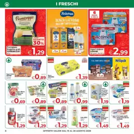 Volantino Despar Pagina 8: Yogurt Bianco Naturale PODDA €1,29, Burro Arborea €1,39