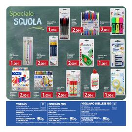 Volantino Docks Cash&Carry Pagina 32: Gomme Mini Bianche €1,00, Pastelli Cera DOMUS €1,00