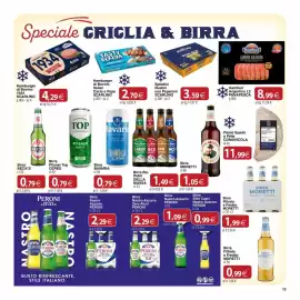 Volantino Docks Cash&Carry Pagina 13: Birra Pilsner Top CERES €0,79, Hamburger di Bovino 1934 SCARLINO €4,29