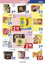 Volantino Gruppo di Palo Pagina 24: Magnum white chocolate €2,88, Valsòia cono variegato cacao con nocciole tostate €2,05