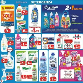 Volantino Bernava Pagina 2: Dual power lavatrice €2,99, Detersivo delicati Soflan €1,99