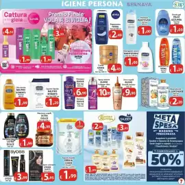 Volantino Bernava Pagina 7: Saponerie €2,20, Bagnodoccia Vidal €1,29