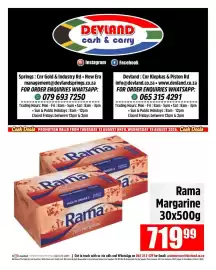 Devland Cash And Carry catalogue week 33 Page 4: Rama Margarine €719,99