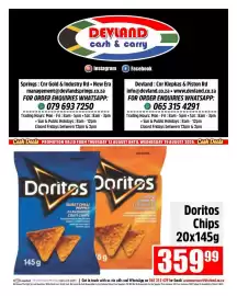 Devland Cash And Carry catalogue week 33 Page 6: Doritos Chips €359,99