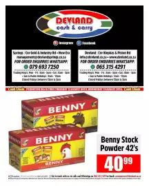 Devland Cash And Carry catalogue week 33 Page 7: Benny Stock Powder 42's €40,99
