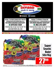 Devland Cash And Carry catalogue week 33 Page 8: Super Snacks assorted €27,99