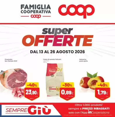 Volantino Coop famiglia cooperativa (valido fino al 26-08)
