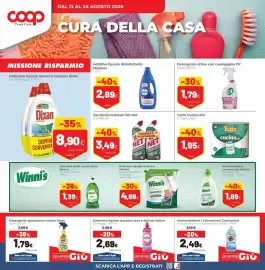 Volantino Coop Trentino Pagina 14: Tutto cucina più €1,95, Detergente attivo con candeggina Cif €1,79