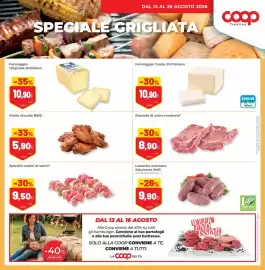 Volantino Coop Trentino Pagina 5: Lucanica nostrana Salumeria Belli €9,90, Braciole di suino marinate €8,90