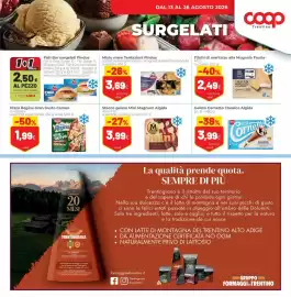 Volantino Coop Trentino Pagina 7: Stecco gelato Mini Magnum Algida €3,99, Gelato Cornetto Classico Algida €3,99
