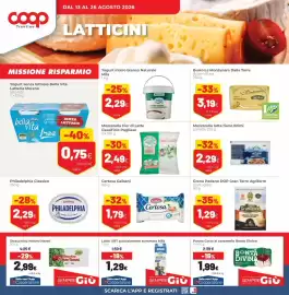 Volantino Coop Trentino Pagina 8: Certosa Galbani €1,79, Yogurt senza lattosio Bella Vita €0,75