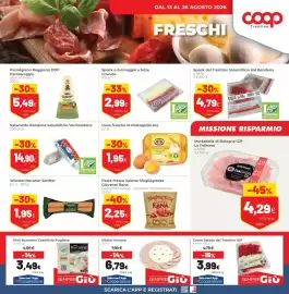 Volantino Coop Trentino Pagina 9: Speck e formaggio a fette Crucolo €2,99