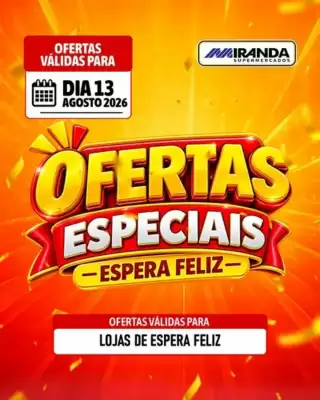 Folheto Miranda Supermercados (válido até 13-08)