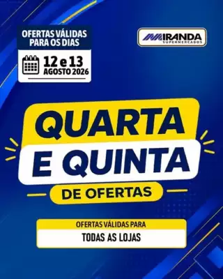 Folheto Miranda Supermercados (válido até 13-08)
